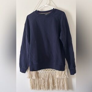 PS Paul Smith Mens Classic Crewneck Long Sleeve Sweatshirt Navy Size XXL